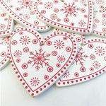 10PCs 5cm Wooden Christmas Tree Toys Articles