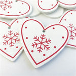 10PCs 5cm Wooden Christmas Tree Toys Articles