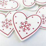 10PCs 5cm Wooden Christmas Tree Toys Articles