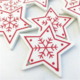 10PCs 5cm Wooden Christmas Tree Toys Articles