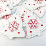 10PCs 5cm Wooden Christmas Tree Toys Articles
