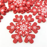 10PCs 5cm Wooden Christmas Tree Toys Articles