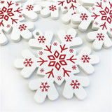 10PCs 5cm Wooden Christmas Tree Toys Articles