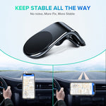 Metal Magnetic Car Phone Holder Mini Air Vent Clip Mount