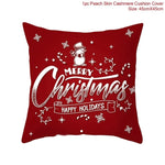 45x45cm Cotton Linen Merry Christmas Cover