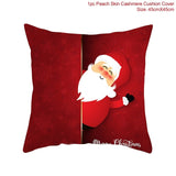 45x45cm Cotton Linen Merry Christmas Cover