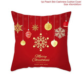 45x45cm Cotton Linen Merry Christmas Cover