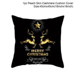 45x45cm Cotton Linen Merry Christmas Cover