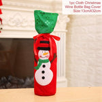 Santa Claus Wine Bottle Cover Christmas Decorations For Home 2019