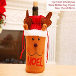 Santa Claus Wine Bottle Cover Christmas Decorations For Home 2019