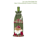 Santa Claus Wine Bottle Cover Christmas Decorations For Home 2019