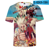 Dr.stone street fashion tops and T-shirt 3D Pinted