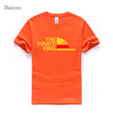 ONE PIECE LUFFY MULTI COLOR T SHIRT CASUAL O NECK