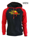 THE PIRATE KING Streetwear Hoodies For Men 2019 Autumn Winter Fleece