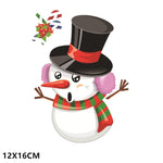 Christmas Window Sticker Santa Claus/Snowman/Elk