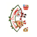 Christmas Window Sticker Santa Claus/Snowman/Elk