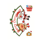Christmas Window Sticker Santa Claus/Snowman/Elk