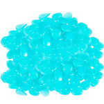 50Pcs Glow in the Dark Garden Pebbles Glow Stones Rocks for Walkways