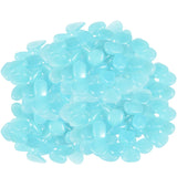50Pcs Glow in the Dark Garden Pebbles Glow Stones Rocks for Walkways