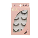 Natrual 3D Mink False Eyelashes 4 Pairs Make up Full Strip Lashes