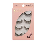 Natrual 3D Mink False Eyelashes 4 Pairs Make up Full Strip Lashes