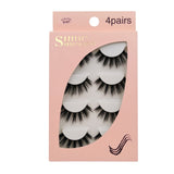 Natrual 3D Mink False Eyelashes 4 Pairs Make up Full Strip Lashes