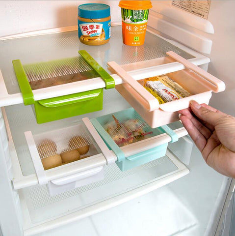 Mini ABS Slide Kitchen Fridge Freezer Space Saver