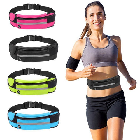 Outdoor Running Waist Bag Waterproof Mobile Phone Holder Belt Belly Bag