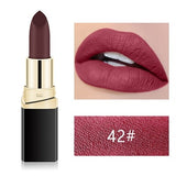 MISS ROSE Lipstick Matte Waterproof Make Up Long Lasting Lip Stick 42 Colors
