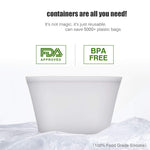Leakproof Containers Stand Up - Completely Plastic-Free