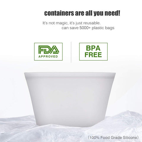 Leakproof Containers Stand Up - Completely Plastic-Free