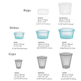 Leakproof Containers Stand Up - Completely Plastic-Free